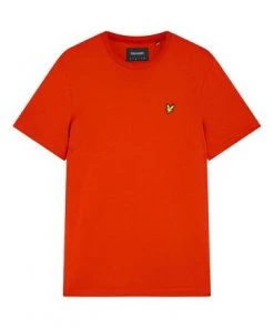 Lyle & Scott Burnt Orange Plain T-Shirt -Lyle & Scott Outlet | Sale unnamed file 472