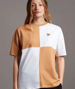 Lyle & Scott Brown Patchwork T-Shirt -Lyle & Scott Outlet | Sale unnamed file 488