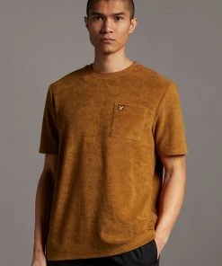Lyle & Scott Brown Boucle T-Shirt