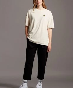 Lyle & Scott White Bouclé T-Shirt -Lyle & Scott Outlet | Sale unnamed file 500 scaled