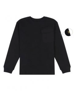 Lyle & Scott Black Pocket Long Sleeve T-Shirt -Lyle & Scott Outlet | Sale unnamed file 506