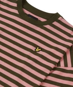 Lyle & Scott Charcoal Grey & Pink Long Sleeve Stripe T-Shirt -Lyle & Scott Outlet | Sale unnamed file 515 scaled