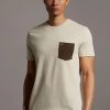 Lyle & Scott Green Contrast Pocket T-Shirt