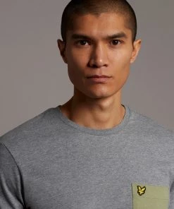 Lyle & Scott Grey Contrast Pocket T-Shirt -Lyle & Scott Outlet | Sale unnamed file 532 scaled
