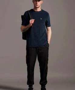 Lyle & Scott Blue Bouclé T-Shirt -Lyle & Scott Outlet | Sale unnamed file 537 scaled