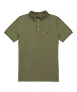 Lyle & Scott Green Striped Collar Polo Shirt 7 Lyle & Scott Green Striped Collar Polo Shirt -Lyle & Scott Outlet | Sale unnamed file 543