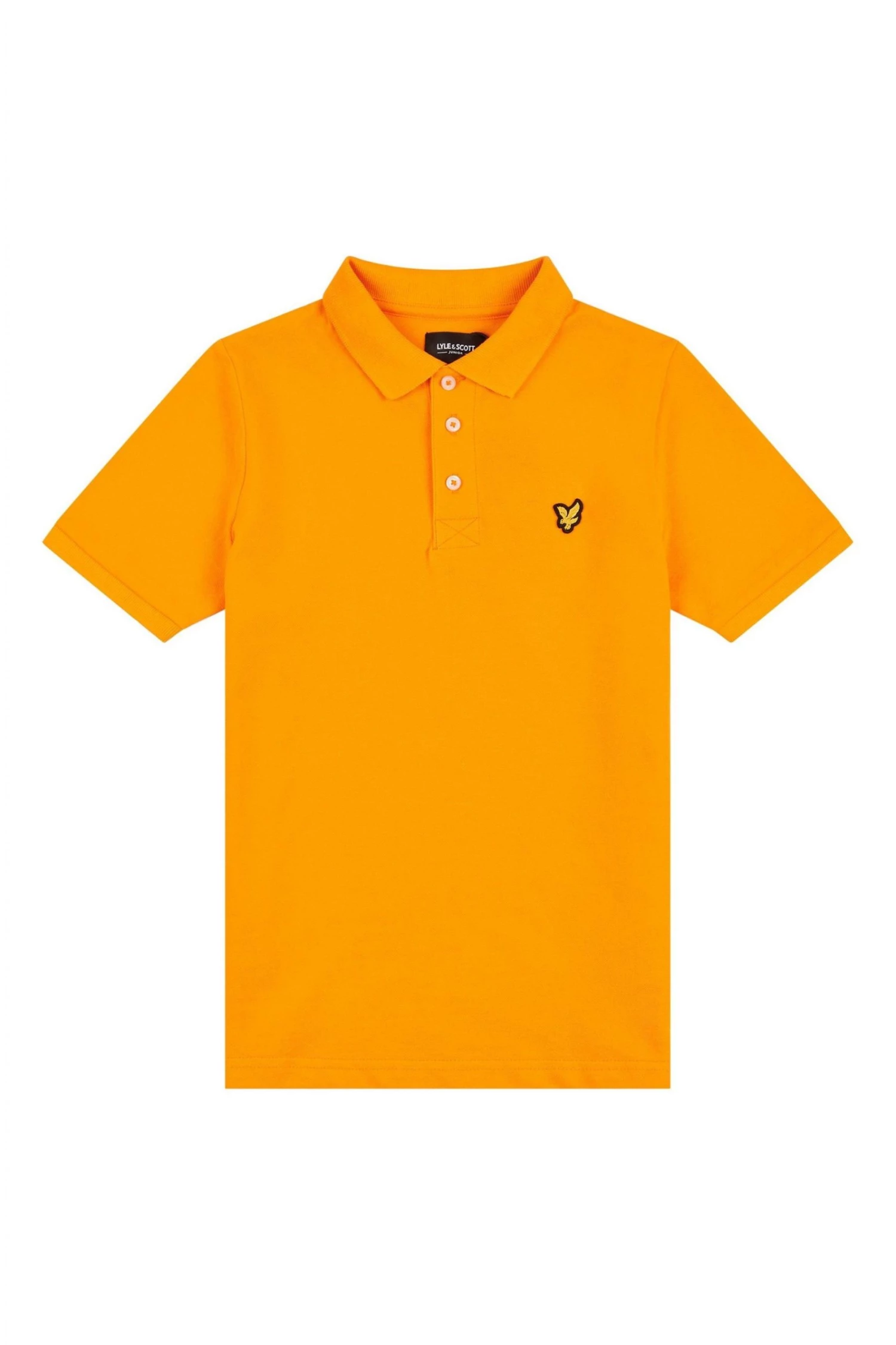 Lyle & Scott Orange Classic Polo Shirt 1 Lyle & Scott Orange Classic Polo Shirt