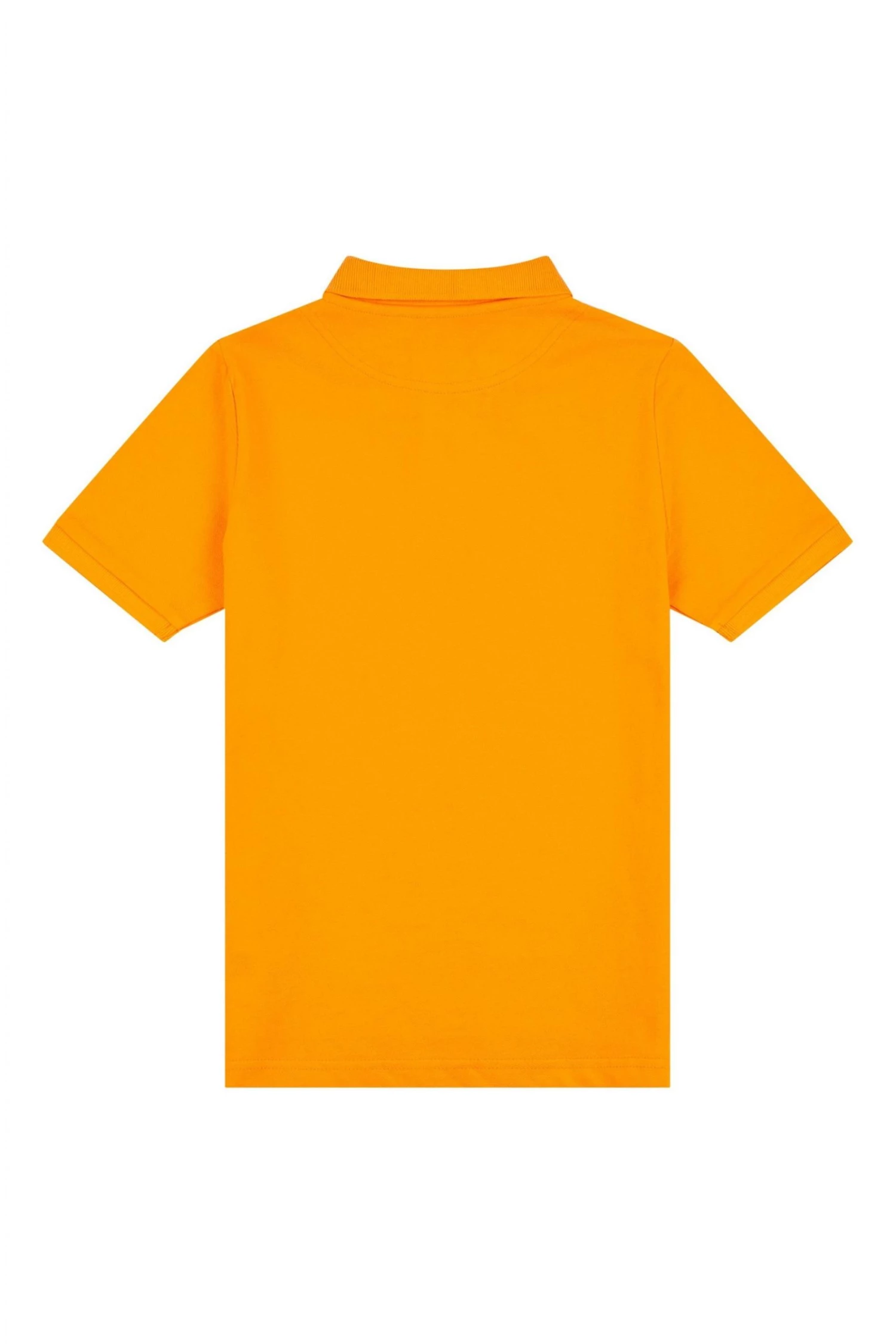Lyle & Scott Orange Classic Polo Shirt 2 Lyle & Scott Orange Classic Polo Shirt - Image 2
