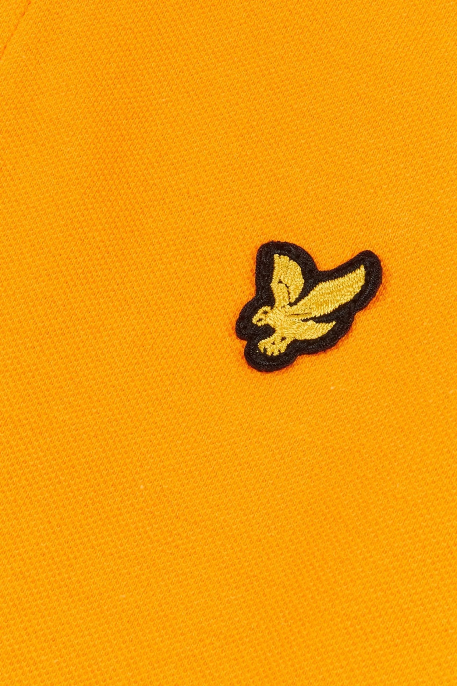 Lyle & Scott Orange Classic Polo Shirt 3 Lyle & Scott Orange Classic Polo Shirt - Image 3