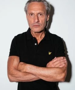 Lyle & Scott Organic Classic Polo Shirt Charcoal Marl