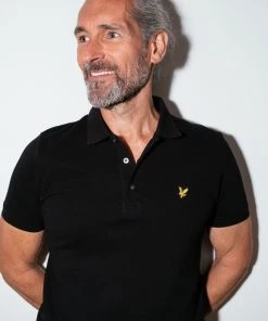 Lyle & Scott Organic Classic Polo Shirt Charcoal Marl -Lyle & Scott Outlet | Sale unnamed file 589 scaled