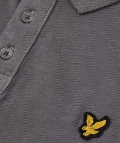 Lyle & Scott Grey Acid Wash Jersey Polo Shirt -Lyle & Scott Outlet | Sale unnamed file 628 scaled