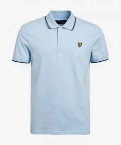 Lyle & Scott Tipped Polo Shirt Burgundy Red -Lyle & Scott Outlet | Sale unnamed file 632