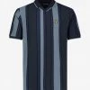 Lyle & Scott Vertical Stripe Football Polo Shirt