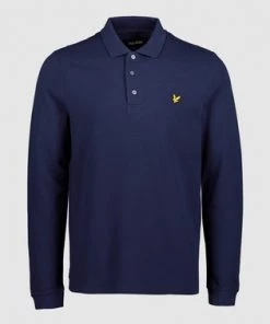 Lyle & Scott Long Sleeve Polo Shirt Navy 14 Lyle & Scott Long Sleeve Polo Shirt Navy -Lyle & Scott Outlet | Sale unnamed file 658