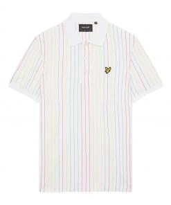 Lyle & Scott Multi Stripe Polo Shirt Navy -Lyle & Scott Outlet | Sale unnamed file 664 scaled