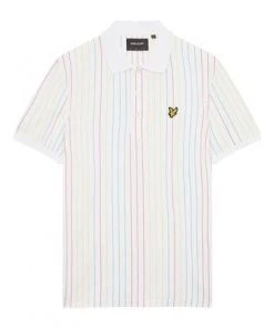 Lyle & Scott Multi Stripe Polo Shirt Navy -Lyle & Scott Outlet | Sale unnamed file 665