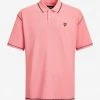 Lyle & Scott Flatlock Polo Shirt Pink