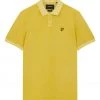 Lyle & Scott Mens Pigment Dyed Polo Shirt Pink