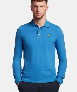 Lyle & Scott Blue Ls Tipped Polo Shirt