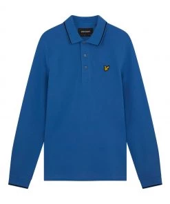 Lyle & Scott Blue Ls Tipped Polo Shirt -Lyle & Scott Outlet | Sale unnamed file 697 scaled