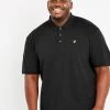 Lyle & Scott Plus Size Polo Shirt Black