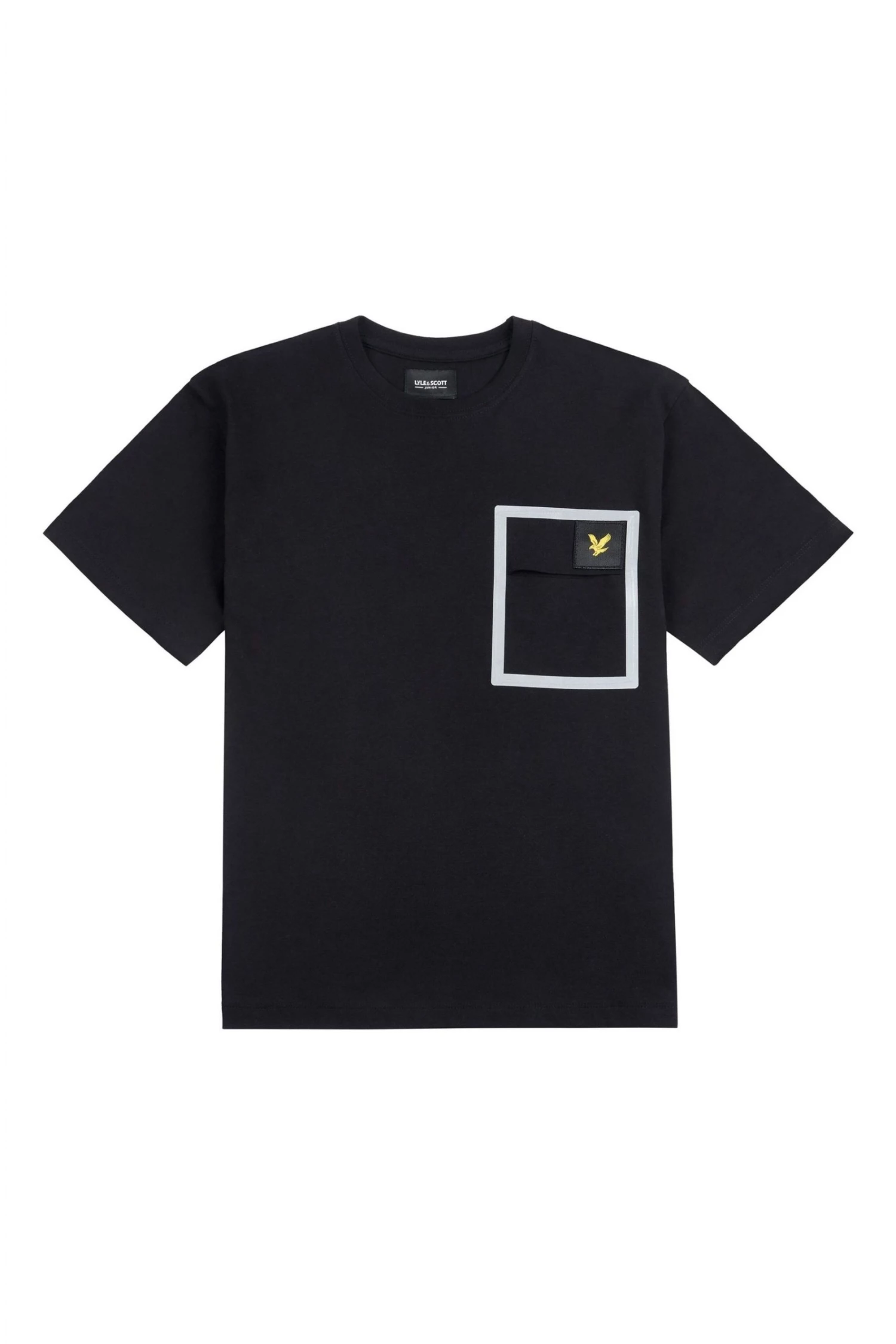 Lyle & Scott Black Heat Sealed Pocket T-Shirt 1 Lyle & Scott Black Heat Sealed Pocket T-Shirt
