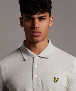 Lyle & Scott Light Grey Marl Plain Polo Shirt 9 Lyle & Scott Light Grey Marl Plain Polo Shirt -Lyle & Scott Outlet | Sale unnamed file 731 scaled