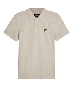 Lyle & Scott Light Grey Marl Plain Polo Shirt 10 Lyle & Scott Light Grey Marl Plain Polo Shirt -Lyle & Scott Outlet | Sale unnamed file 732 scaled