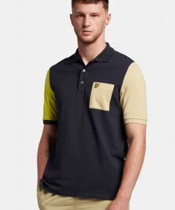 Lyle & Scott Blue Contrast Polo Shirt