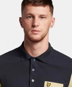 Lyle & Scott Blue Contrast Polo Shirt -Lyle & Scott Outlet | Sale unnamed file 738 scaled