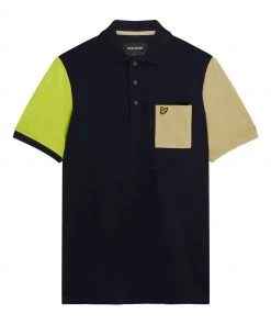 Lyle & Scott Blue Contrast Polo Shirt -Lyle & Scott Outlet | Sale unnamed file 740 scaled