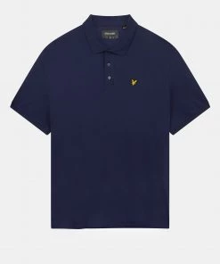 Lyle & Scott Blue Plain Polo Shirt -Lyle & Scott Outlet | Sale unnamed file 746 scaled