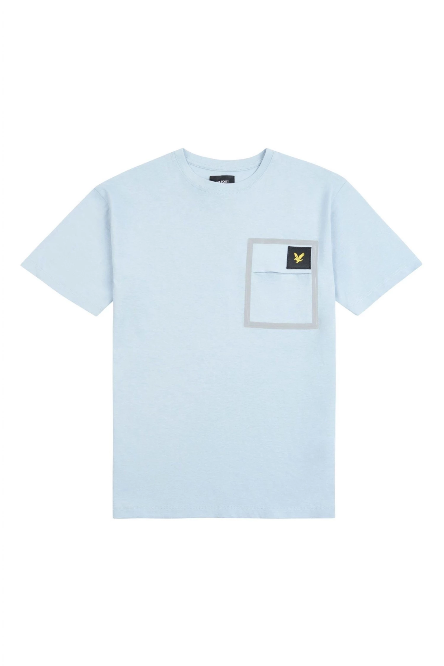 Lyle & Scott Blue Heat Sealed Pocket T-Shirt 1 Lyle & Scott Blue Heat Sealed Pocket T-Shirt