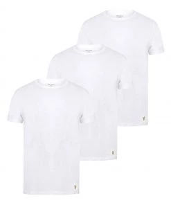 Lyle & Scott White Lounge T-Shirts 3 Pack