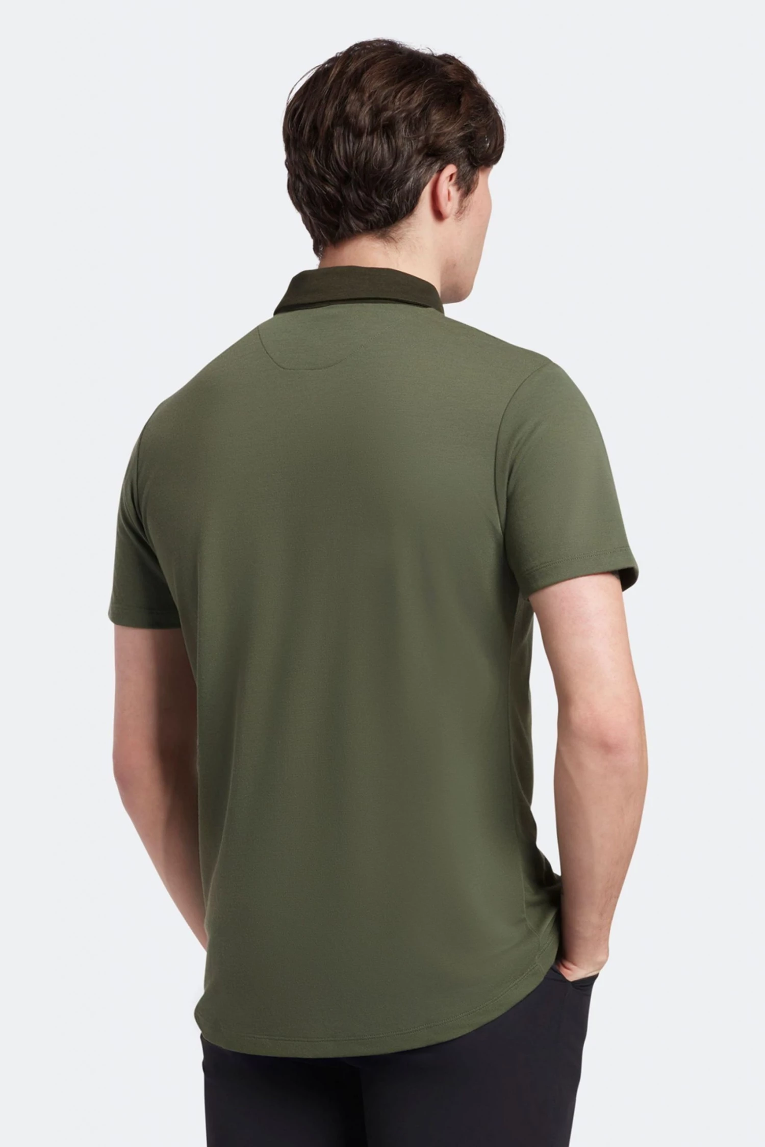 Lyle & Scott Green Aviemore Polo Shirt 2 Lyle & Scott Green Aviemore Polo Shirt - Image 2