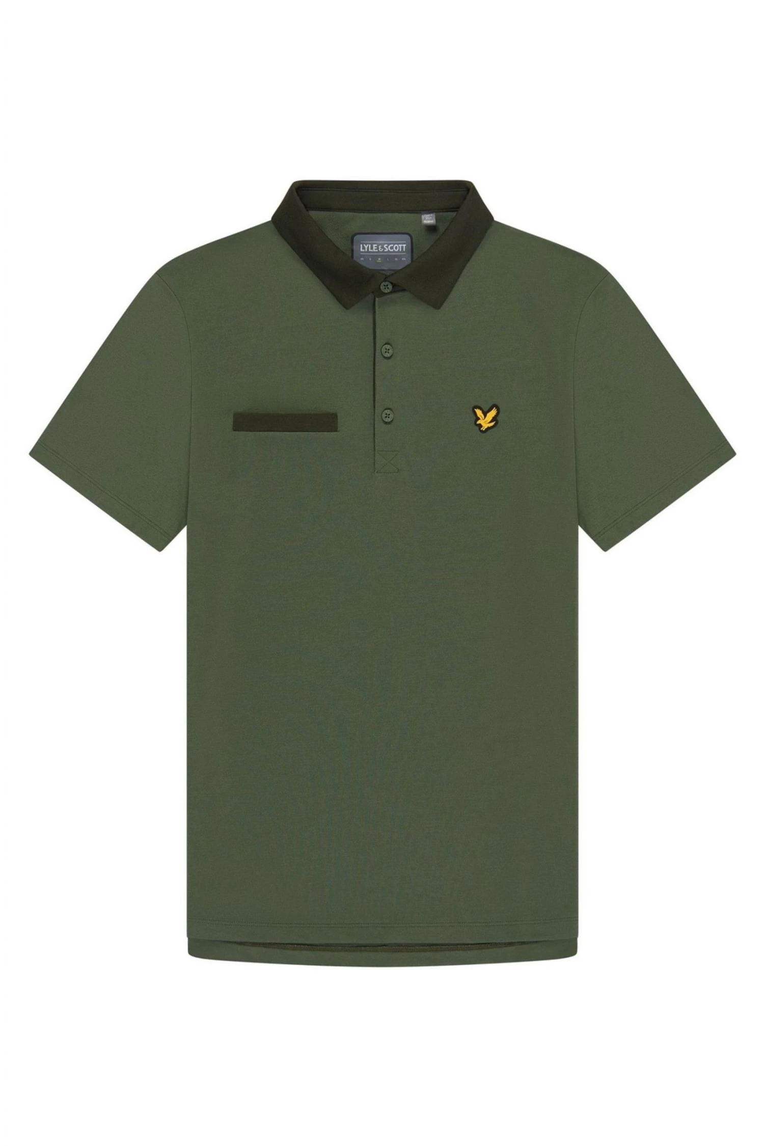 Lyle & Scott Green Aviemore Polo Shirt 5 Lyle & Scott Green Aviemore Polo Shirt - Image 5
