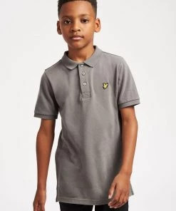 Lyle & Scott Grey Classic Polo Shirt