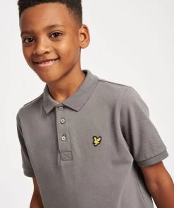 Lyle & Scott Grey Classic Polo Shirt -Lyle & Scott Outlet | Sale unnamed file 811 scaled