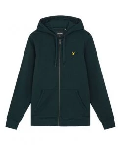 Lyle & Scott Green Zip Through Hoodie -Lyle & Scott Outlet | Sale unnamed file 821