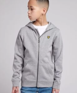 Lyle & Scott Classic Zip Hoodie Grey