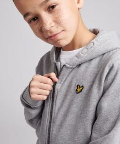 Lyle & Scott Classic Zip Hoodie Grey -Lyle & Scott Outlet | Sale unnamed file 841 scaled