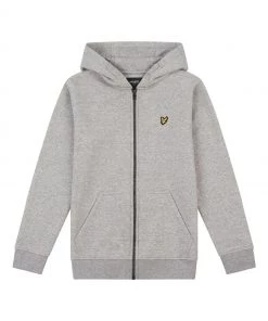 Lyle & Scott Classic Zip Hoodie Grey -Lyle & Scott Outlet | Sale unnamed file 842 scaled
