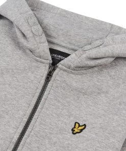Lyle & Scott Classic Zip Hoodie Grey -Lyle & Scott Outlet | Sale unnamed file 844 scaled
