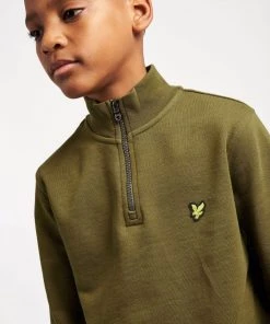 Lyle & Scott Green 1/4 Zip Funnel Neck Hoodie 6 Lyle & Scott Green 1/4 Zip Funnel Neck Hoodie -Lyle & Scott Outlet | Sale unnamed file 850 scaled
