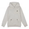 Lyle & Scott Grey Hybrid Pique And Jersey OTH Hoodie