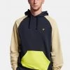 Lyle & Scott White Colourblock Hoodie