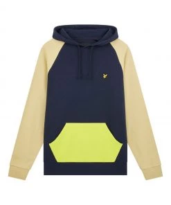 Lyle & Scott White Colourblock Hoodie -Lyle & Scott Outlet | Sale unnamed file 892 scaled