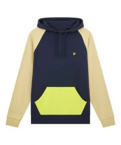 Lyle & Scott White Colourblock Hoodie -Lyle & Scott Outlet | Sale unnamed file 893