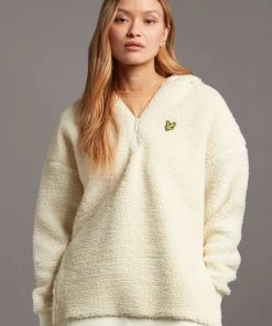 Lyle & Scott White Fleece Hoodie 9 Lyle & Scott White Fleece Hoodie -Lyle & Scott Outlet | Sale unnamed file 898